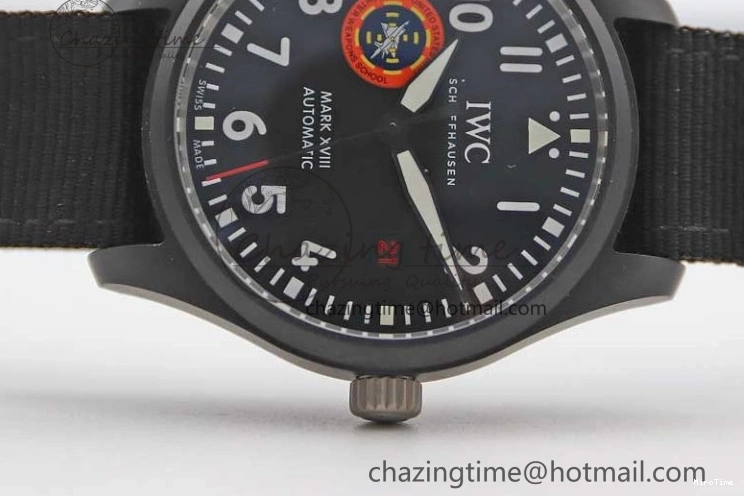 MIROTIME 0717 Mark XVIII ‘TOPGUN SFTI’ Ceramic M+F Best Edition Black Dial on Black Nylon Strap A MultiPurpose 7047